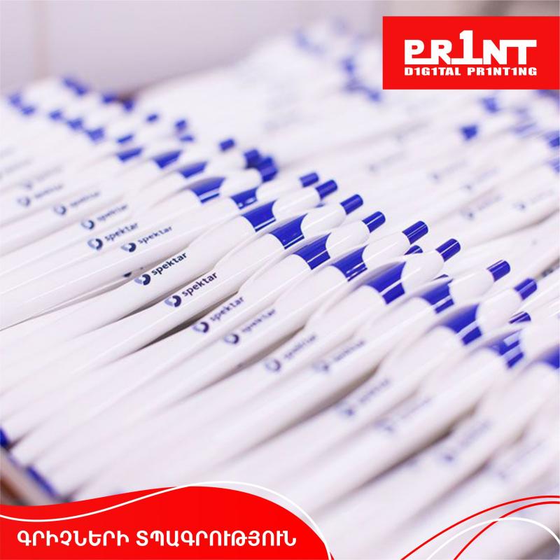 գրիչների տպագրություն печать на ручках pens printing
