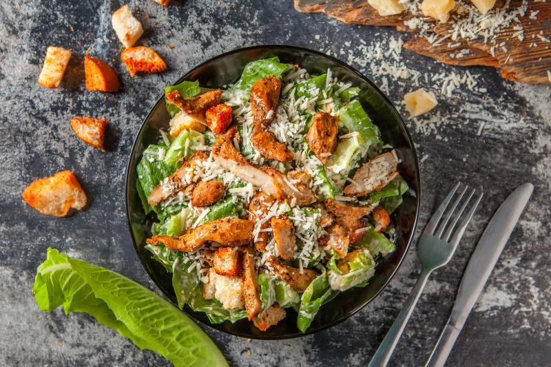 կեսար աղցան цезарь ceaser salad