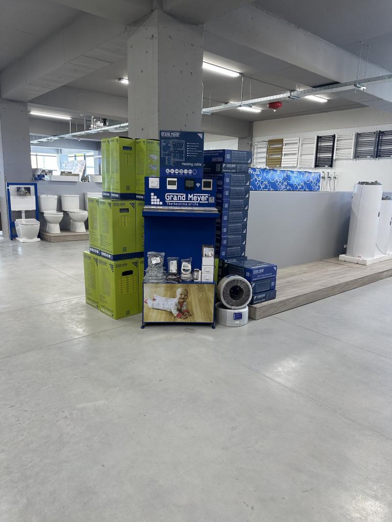 գրանդ մեյեր տաք հատակներ և թերմոռեգուլյատորներ электрический теплый пол grand meyer grand meyer heating cables and temperature controllers