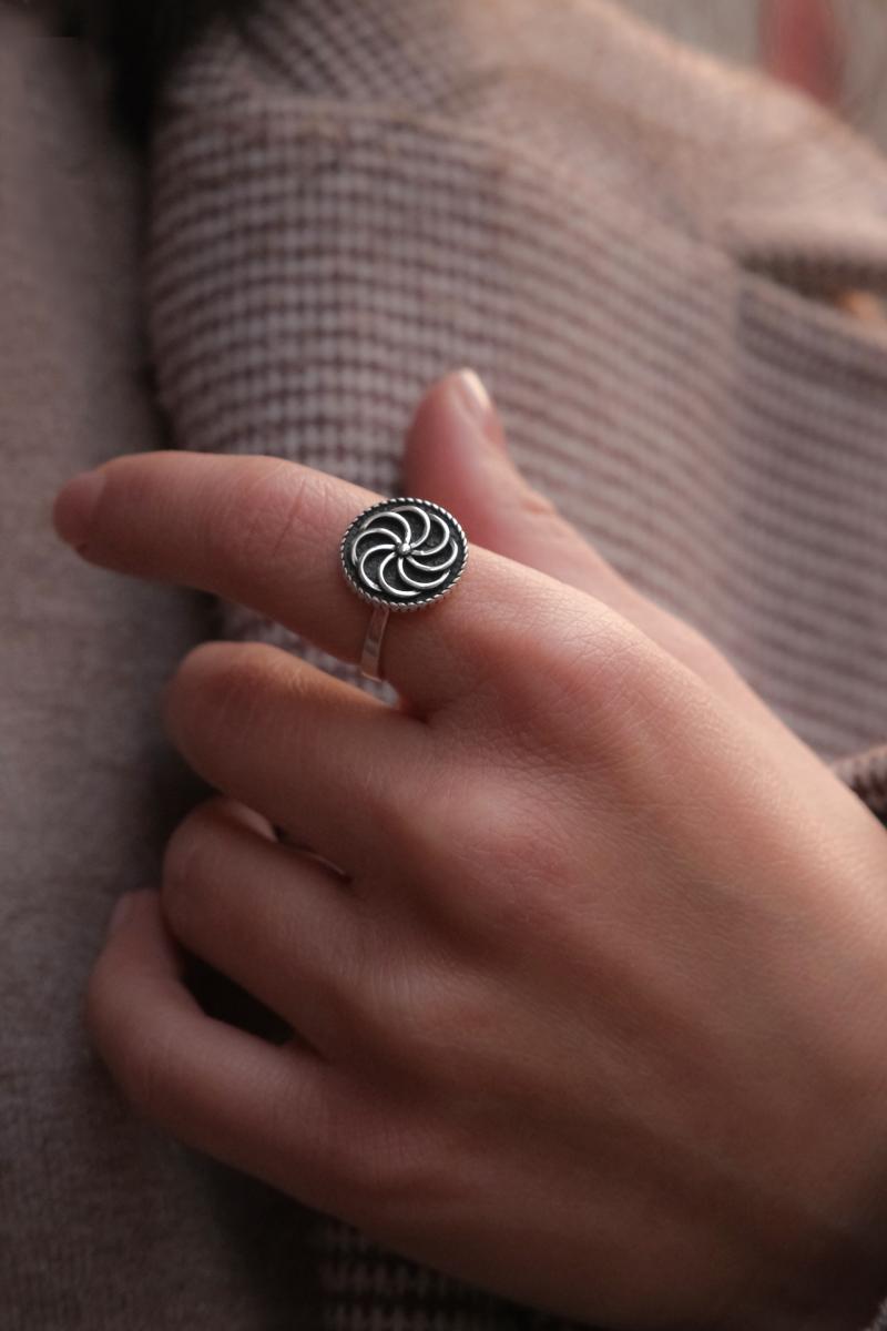 սվաստիկա արևախաչ մատանի кольцо свастика swastika ring