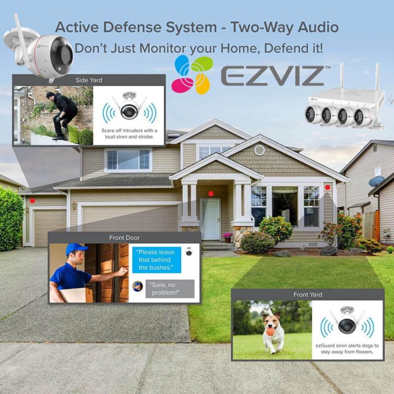 անլար տեսախցիկներ wifi լայն տեսականի камеры видеонаблюдения ezviz ezviz creating easy smart homes